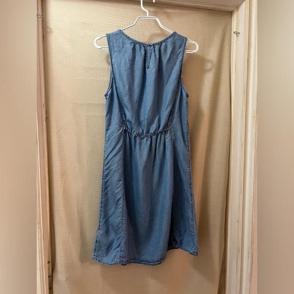 🔴Beachlunchlounge midi denim look dress size medium summer spring - Picture 5 of 9